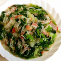 花ちゃんバナナ's cooksnap of when they made ほうれん草と卵の炒め物.