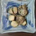 Qth66's cooksnap of when they made 里芋と大葉入り鶏団子の煮物.