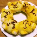 はっちゅんかあさん♪'s cooksnap of when they made ハロウィンにかぼちゃのちぎりぱん！！.