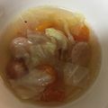 H♡S's cooksnap of when they made レタスとトマトとソーセージのスープ.