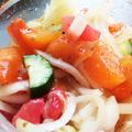 ♪トリピー♪'s cooksnap of when they made 柿と野菜のカラフルマリネ.