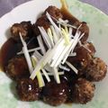 yukkiddr02's cooksnap of when they made 中華風肉団子.