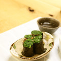 ガメコ's cooksnap of when they made 簡単かわいいお弁当 海苔巻ほうれん草.