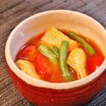 Dellaたん's cooksnap of when they made スナップエンドウとトマトのお味噌汁.