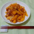 尾張の青年's cooksnap of when they made 大根とジャガイモのサッと炒め♪.