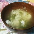 maaaaaaaa2's cooksnap of when they made 5分で完成！ほっこり気分のめかぶスープ♡.