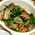 虹の彼方☆７'s cooksnap of when they made ほうれん草にんにくバター炒め.