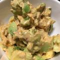 遊房会's cooksnap of when they made アボカドとキムチのクリームチーズ和え.