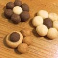 komugiko4's cooksnap of when they made 丸めて作る✿可愛いクッキーの成形✿.