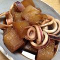 北京パンダ's cooksnap of when they made 大根とイカの煮物.