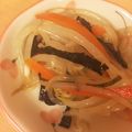 はる＊。゜'s cooksnap of when they made 簡単もう一品！もやしの海苔和え！海苔消費.