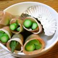 月見なっとう's cooksnap of when they made 居酒屋風☆アスパラの生ハム巻き.