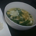 2児ママみきてぃ's cooksnap of when they made 今が旬♪春菊とふわふわ卵のお吸い物☆.