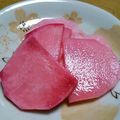 ひらさわゆみ's cooksnap of when they made 赤かぶの甘酢漬け.