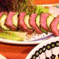 みーまんま's cooksnap of when they made 柔らか牛肉たたき　.