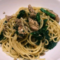 cotton777's cooksnap of when they made サバ水煮缶とほうれん草のパスタ.