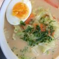クック3880B8☆'s cooksnap of when they made とんこつ醤油鍋の残り☆ラーメン☆締めにも.