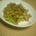 ひろ１３１'s cooksnap of when they made そら豆と豚薄切り肉のスイチリ炒め❤.