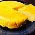 Smez's cooksnap of when they made 簡単♡低コスト♡かぼちゃチーズケーキ♡.