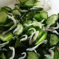 かずこ☆'s cooksnap of when they made 朝食副菜。しらす、胡瓜、ワカメの酢の物.
