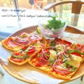 そーさん✴︎'s cooksnap of when they made 【糖質制限】油揚げのクリスピーピザ.