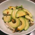 バルサミコミコ's cooksnap of when they made アボカドとこんがりキノコのわさび丼.