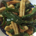 210619's cooksnap of when they made 簡単!ふっくら竹輪とピーマンの甘辛炒め煮.