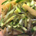 ciao_peach's cooksnap of when they made 簡単♪もやしときゅうりのメンマ和え.