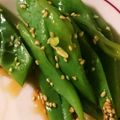 きょんこ87's cooksnap of when they made モロッコいんげんの胡麻酢和え.