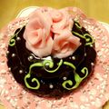 k．h．mam's cooksnap of when they made バラのデコレーション・プラスチックチョコ.