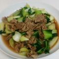 とまとまう's cooksnap of when they made 豚肉　筍　チンゲン菜の　オイスター炒め！.