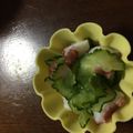 yusaraki's cooksnap of when they made やみつき♡タコきゅうり.