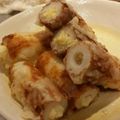sakuhim's cooksnap of when they made 磯辺揚げ風♪キャベツ入り♡竹輪の磯辺焼き.
