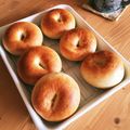 chaco1003's cooksnap of when they made 2時間で簡単☆HBで作るプレーンベーグル.