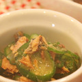 まみお✳'s cooksnap of when they made 夏に！さんまかば焼き缶きゅうりの酢の物.