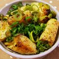 ☆れんげ☆'s cooksnap of when they made 油揚げと山葵ネギの和風ココットカマン✿.