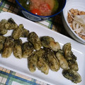 よちりん's cooksnap of when they made 牡蠣の磯辺焼き.
