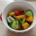 ぷーたん２５２５'s cooksnap of when they made 柿と野菜のカラフルマリネ.
