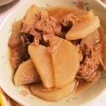 myk818's cooksnap of when they made だいこんとツナの煮物.