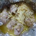 うめゆみこ's cooksnap of when they made フライパンで簡単☆鶏のホイル焼.
