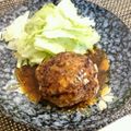 ☆すうねぇ☆'s cooksnap of when they made お豆腐が入った和風ハンバーグ.