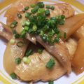 muchikko☆'s cooksnap of when they made 大根とろ〜り♡鶏肉のニンニク甘辛煮♡.
