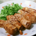 クック6DDPP8☆'s cooksnap of when they made 簡単‼厚揚げのピリ辛肉巻き.