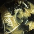 クックX7CT73☆'s cooksnap of when they made 海苔ともやしの味噌汁.