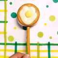gyooojya's cooksnap of when they made 目玉焼き風マシュマロサンド.