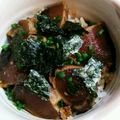 なおゆきそら's cooksnap of when they made かつおたたき黒潮造りのスタミナ丼.