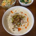 癒しの花's cooksnap of when they made ☆旦那大絶賛☆本格豆乳坦々うどん.
