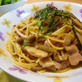 runa10's cooksnap of when they made きのこの和風パスタ.