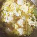 ayakapo's cooksnap of when they made ヘルシー！鶏団子と白菜・大根のｽｰﾌﾟ♡.