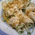 momoco's cooksnap of when they made 豚しゃぶの香味野菜サラダ巻き.